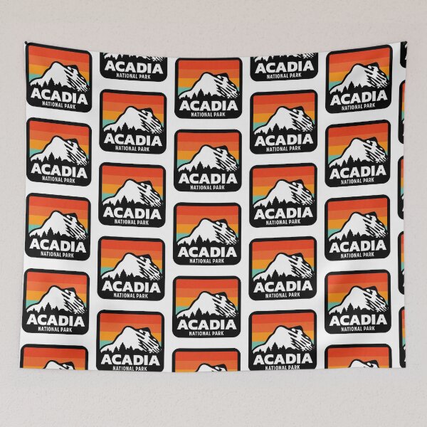 Item preview, Acadia National Park Maine ME Retro Vacation Gift designed and sold by Guarddogdrive.