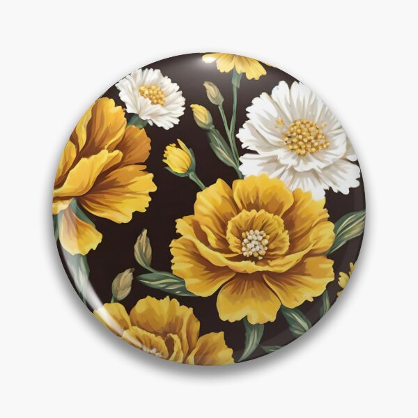 Item preview, Yellow and White Carnations Mother Spring designed and sold by Ciervo Primavera.