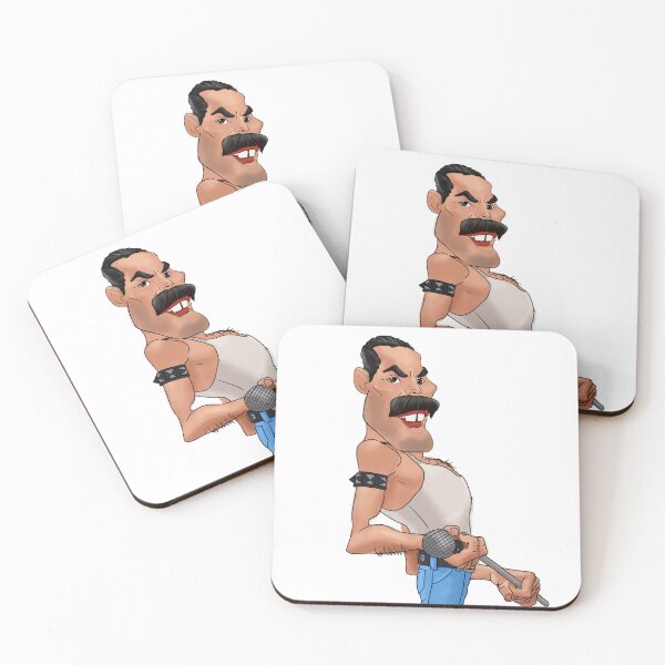 Item preview, custom caricatures! Freddie Mercury designed and sold by Borbulhastudio.