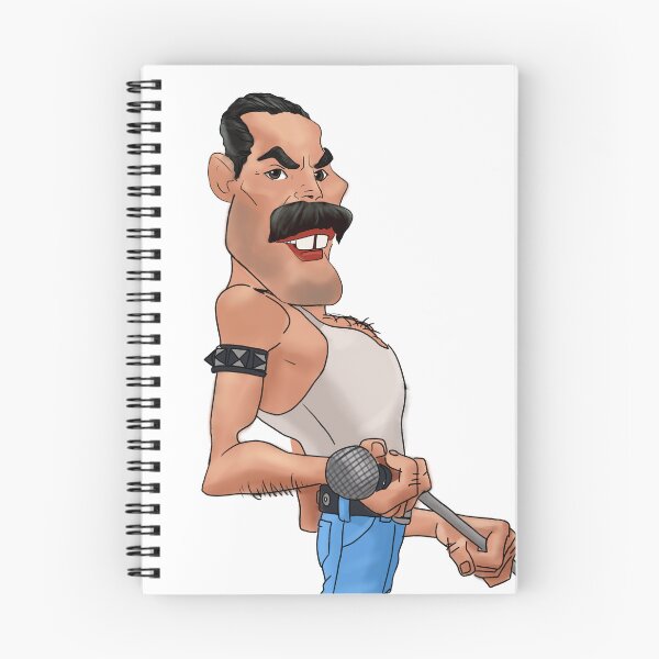 Item preview, custom caricatures! Freddie Mercury designed and sold by Borbulhastudio.