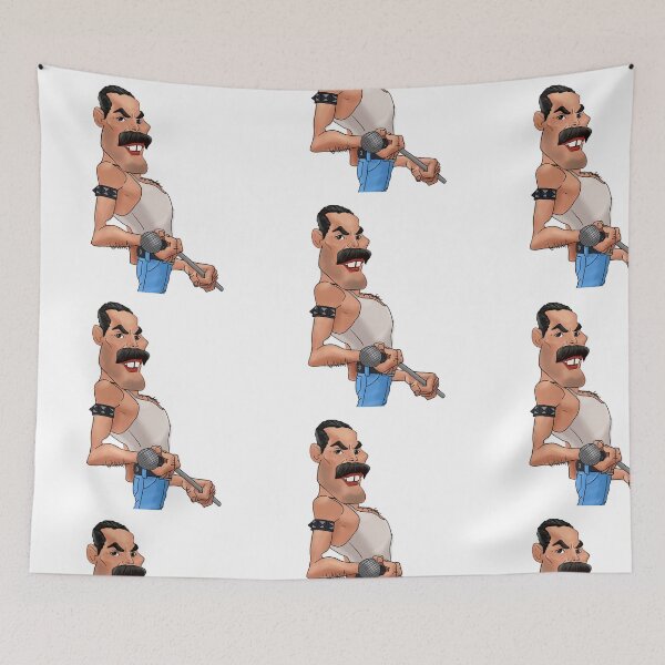 Item preview, custom caricatures! Freddie Mercury designed and sold by Borbulhastudio.