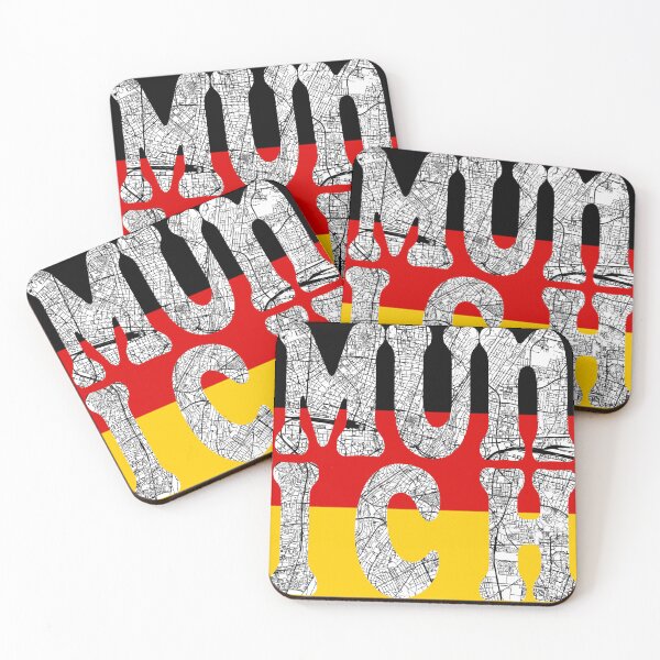 Item preview, Munich City Map Typography – Germany Urban Art with Bavarian Style designed and sold by Michael van der Hoorn.