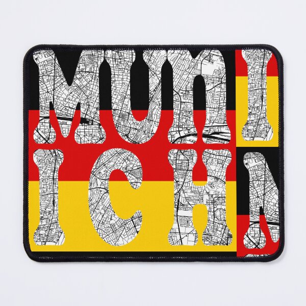 Item preview, Munich City Map Typography – Germany Urban Art with Bavarian Style designed and sold by Michael van der Hoorn.