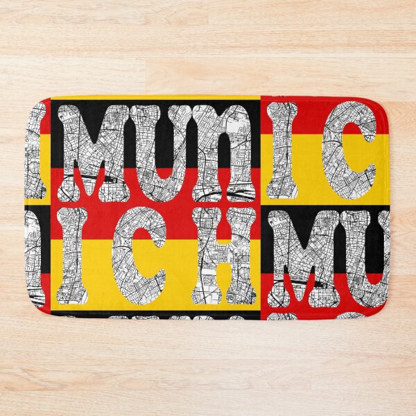 Item preview, Munich City Map Typography – Germany Urban Art with Bavarian Style designed and sold by Michael van der Hoorn.