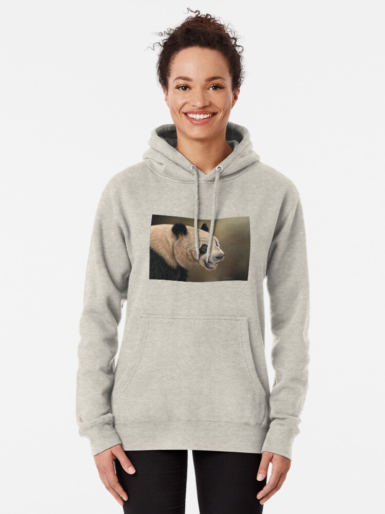 Alternate view of Giant Panda Pullover Hoodie