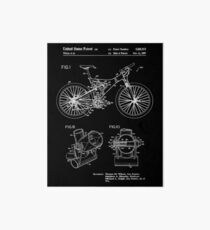 Mountain Bike Patent Inventors White Art Board
