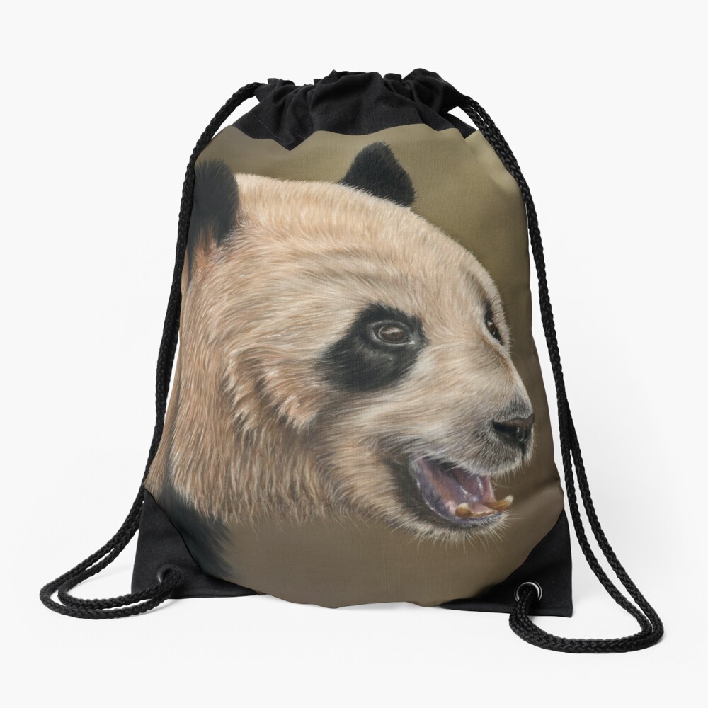 Giant Panda Drawstring Bag