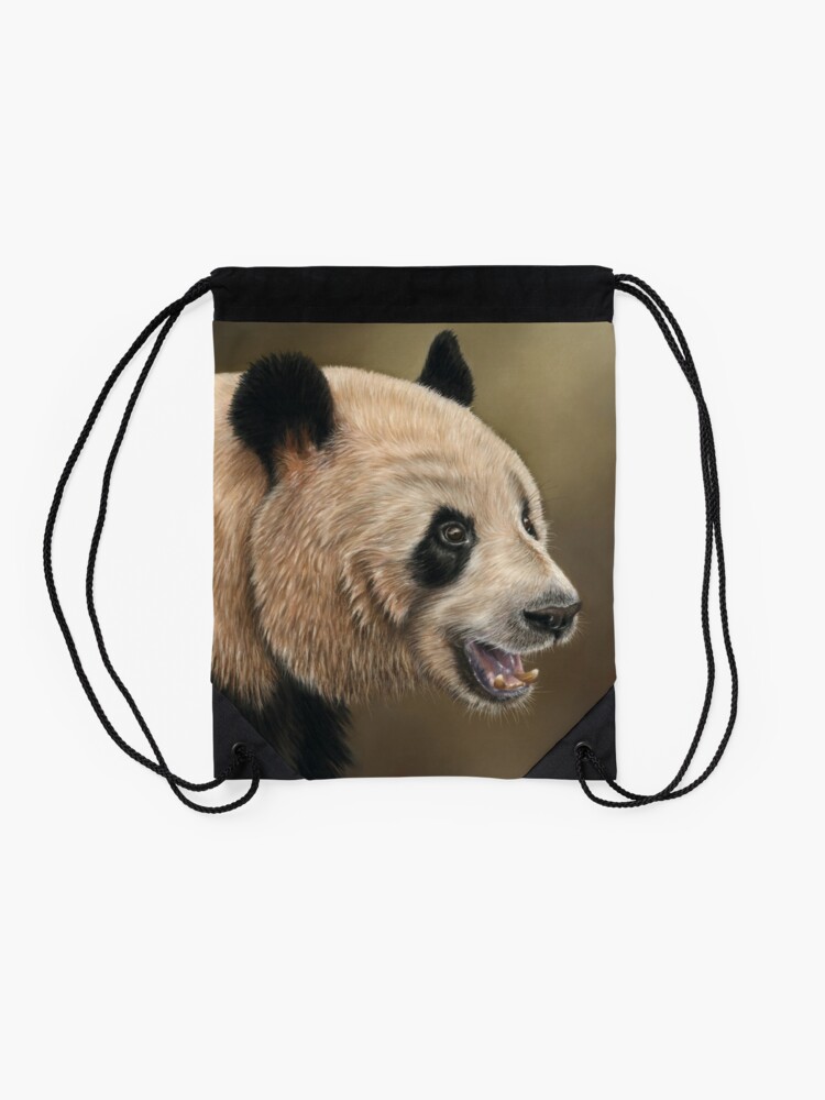 Alternate view of Giant Panda Drawstring Bag