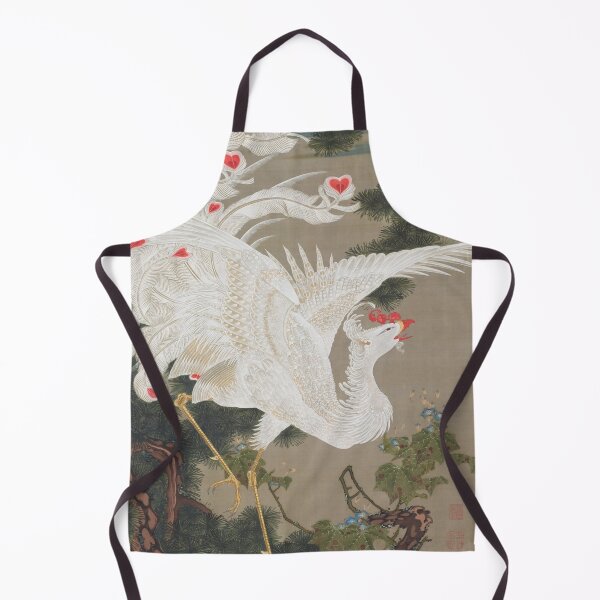 Item preview, Jakuchū/Old Pine Tree and White Phoenix「老松白鳳図」 designed and sold by LOVEandPIECE-JP.