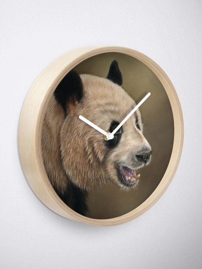 Alternate view of Giant Panda Clock