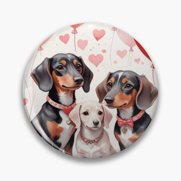 Item preview, Dachshunds Valentines designed and sold by Wags & Tails.