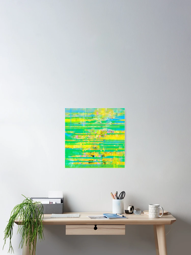 Thumbnail 2 von 3, Poster, Groovy Green + Static 77 designt und verkauft von Roco47.