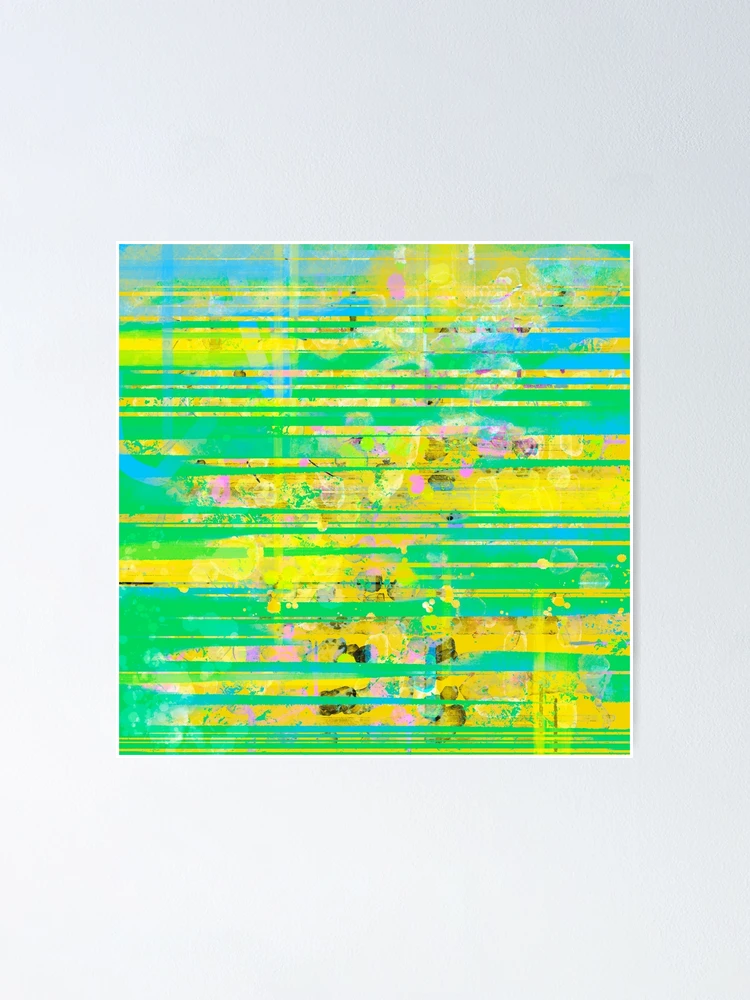 Thumbnail 1 von 3, Poster, Groovy Green + Static 77 designt und verkauft von Roco47.