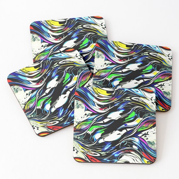 Item preview, Vibrant Abstract Camo Colourful Psychedelic Fluid Camouflage Art designed and sold by CamouflageLab.