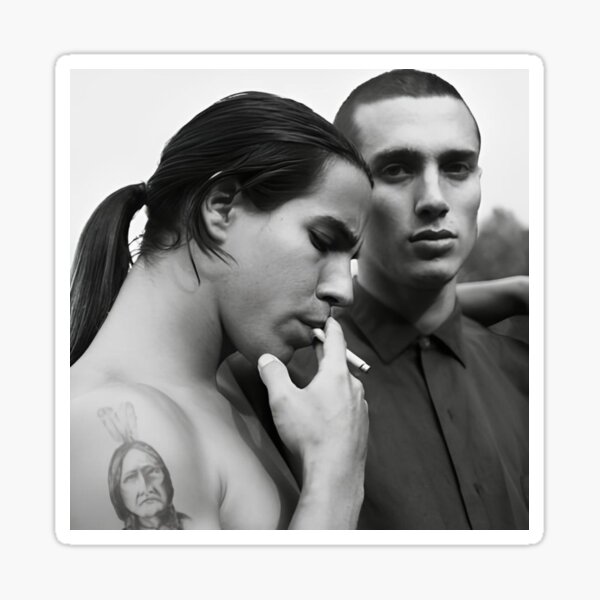 Vista previa del artículo con la obra «Frusciante Anthony Kiedis», diseñado y vendido por FunkyCatt.
