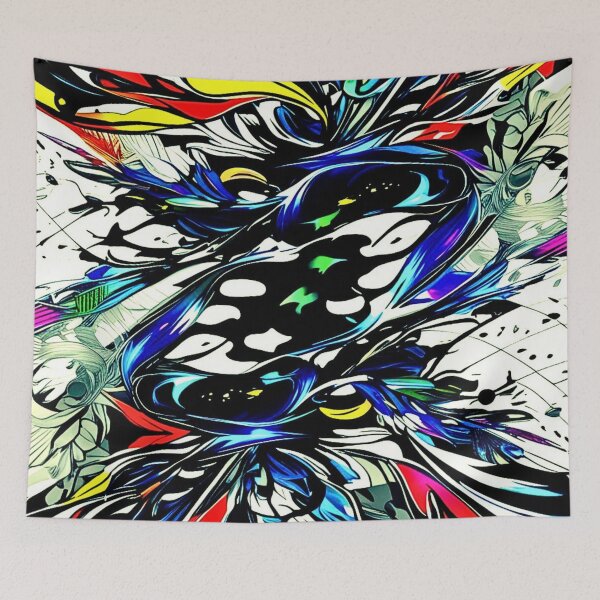Item preview, Nebula Fusion Camo Vibrant Rainbow Dynamic Abstract Pattern designed and sold by CamouflageLab.