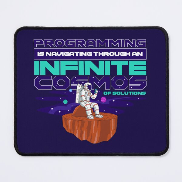 Item preview, Programming is navigating through an infinite cosmos of solutions. Tech culture designed and sold by Dizartico.
