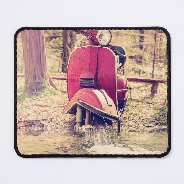 Item preview, The Woodland Journey of a Vintage Scooter - dePace' designed and sold by mrpropcake.