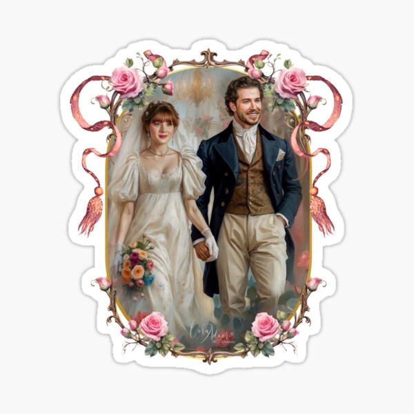 Aperçu de l'œuvre Eloise Bridgerton et Phillip Crane créée et vendue par Vera-Adxer.