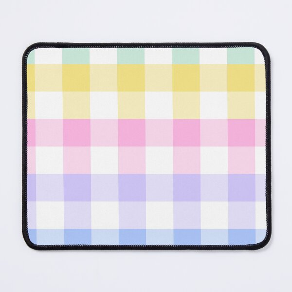 Item preview, pastel plaid rainbow retro gingham designed and sold by Gossip Rag.