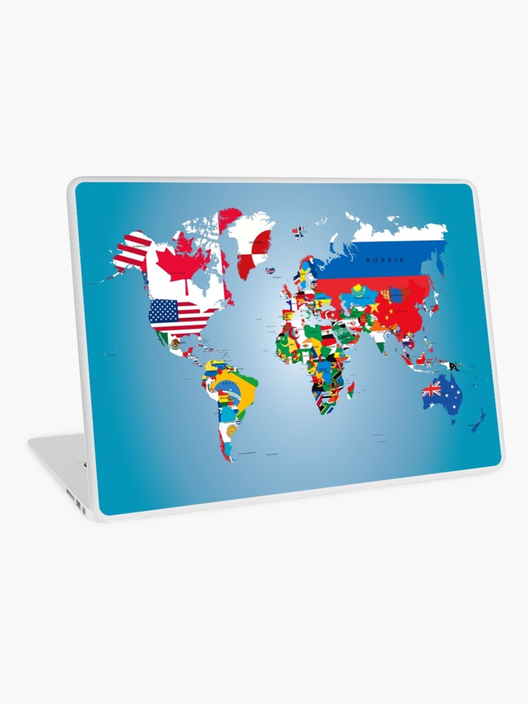 Coque Macbook Air 13 Carte du Monde