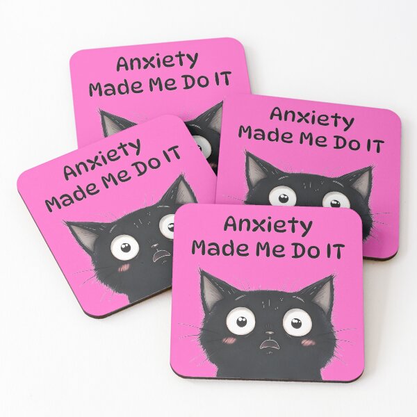 Item preview, Cat Humor: Anxiety Made Me Do It Cat designed and sold by Artflow Pixel Studios.
