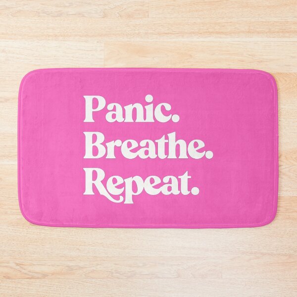 Item preview, Mental Health Humor: Panic. Breathe. Repeat. designed and sold by Artflow Pixel Studios.