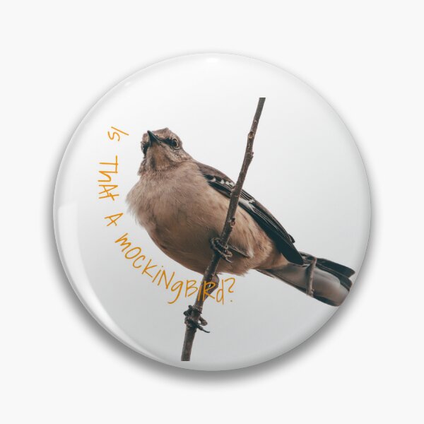 Item preview, is that a mockingbird? (orange) designed and sold by BydandBay.