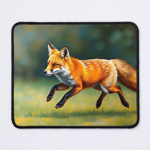 Item preview, Red Fox Oil Painting Style Forest Animal Art designed and sold by kakarikihill.