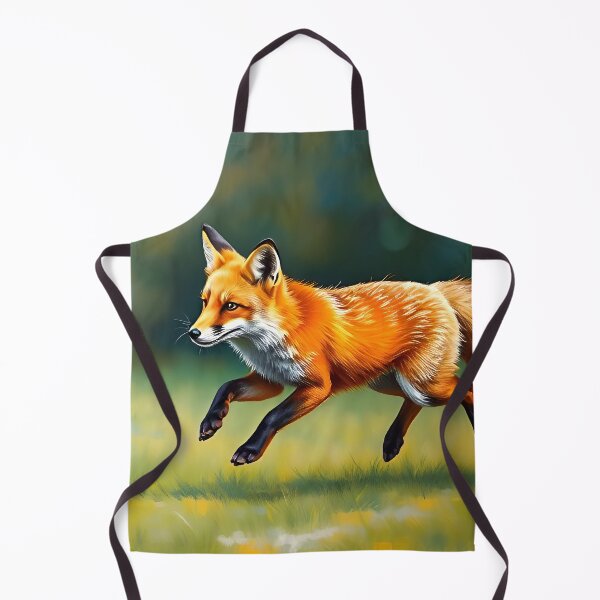 Item preview, Red Fox Oil Painting Style Forest Animal Art designed and sold by kakarikihill.