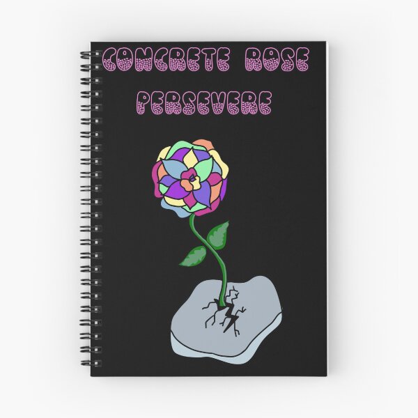 Item preview, Concrete rose persevere designed and sold by WhimsyHeartArt.