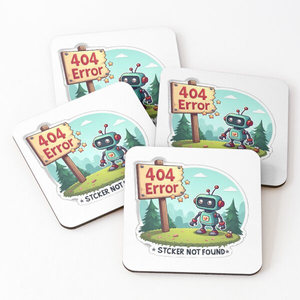 Item preview, 404 Error - Sticker Not Found designed and sold by JossDesign15.
