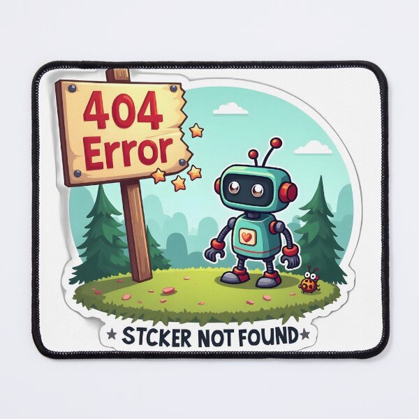 Item preview, 404 Error - Sticker Not Found designed and sold by JossDesign15.