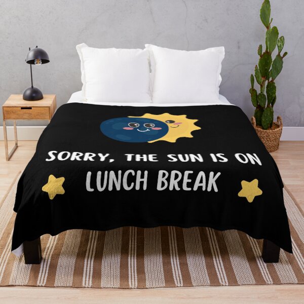 Item preview, Sorry, the sun is on lunch break - cute eclipse designed and sold by PHRASEandSTYLE.