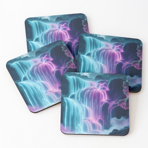 Item preview, Galaxy Waterfall Painting designed and sold by joanwatson45.