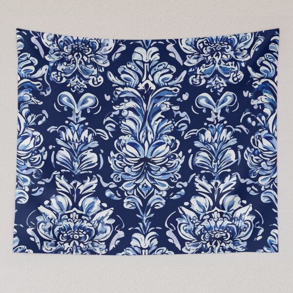 Item preview, Gzhel Russian ornament Watercolor designed and sold by Grypis.