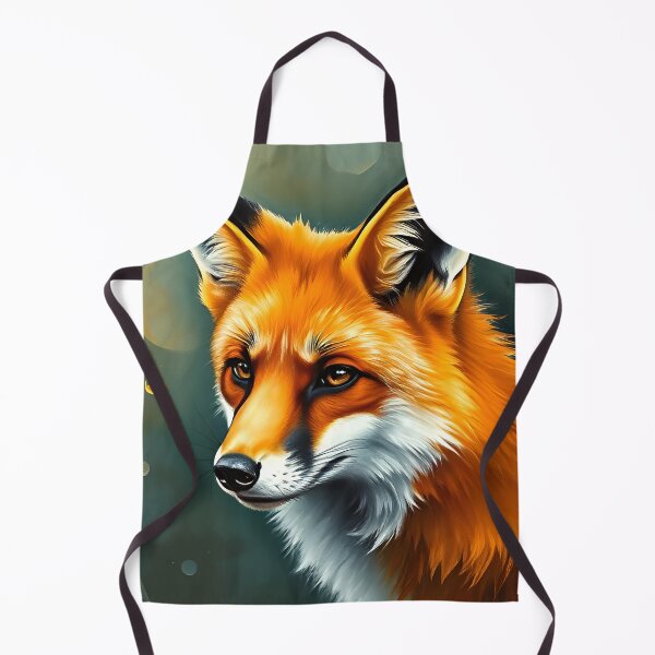 Item preview, Red Fox Portrait Oil Painting Style Forest Animal designed and sold by kakarikihill.