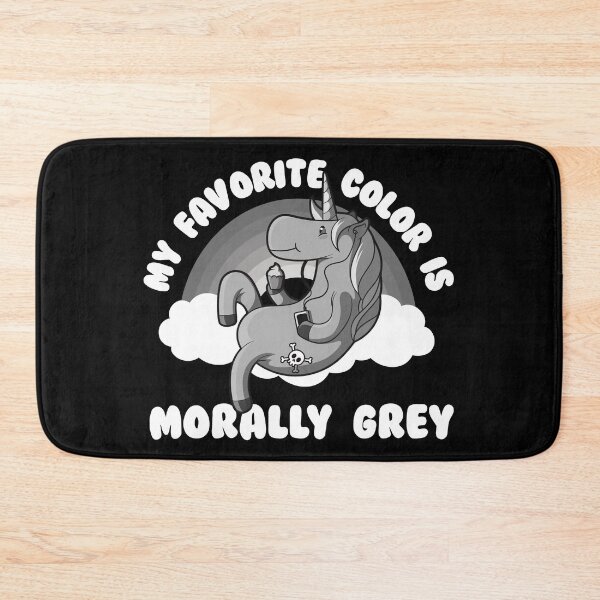Item preview, Morally Grey unicorn (US spelling) designed and sold by messy-nessie.