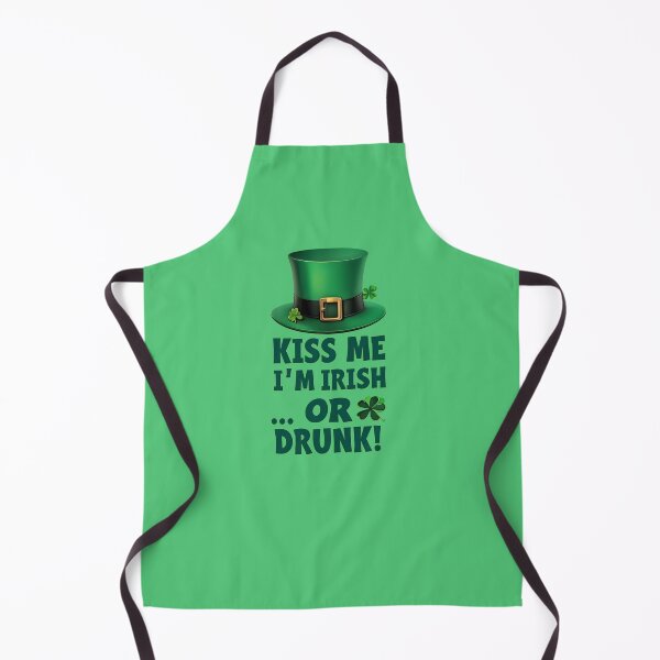 Item preview, St. Patrick's Day Irish Kiss Me I'm Irish...Or Drunk designed and sold by Artflow Pixel Studios.