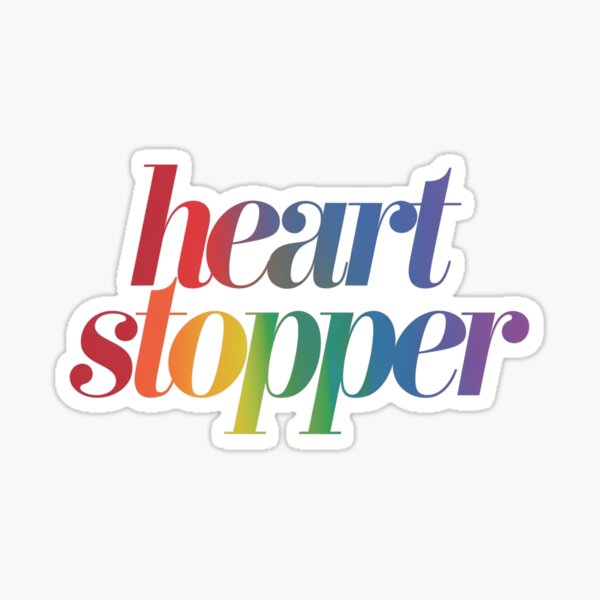 Vista previa del artículo con la obra «Pegatina Heartstopper», diseñado y vendido por VintageStyle ..