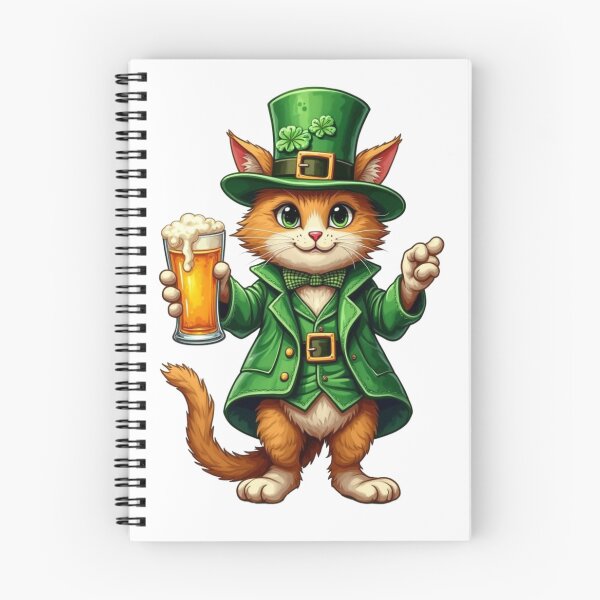 Item preview, St. Paddy's Day Cat in a Hat designed and sold by Simply Figs.