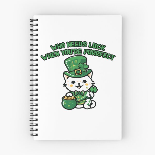Item preview, Who Needs Luck When You're Purrfect designed and sold by magiktees.