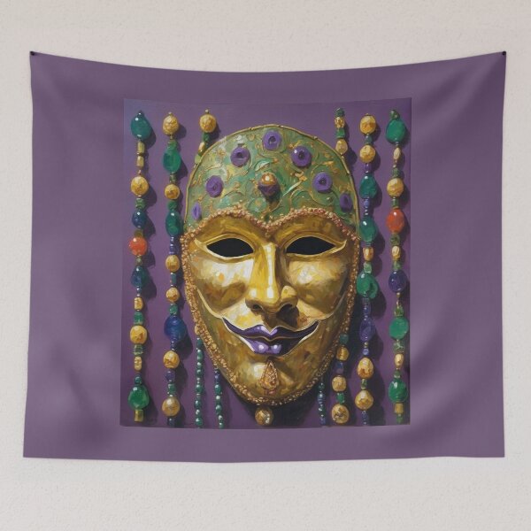 Item preview, "Venetian Elegance: Intricate Mask of Colors" designed and sold by Artisticanvas.