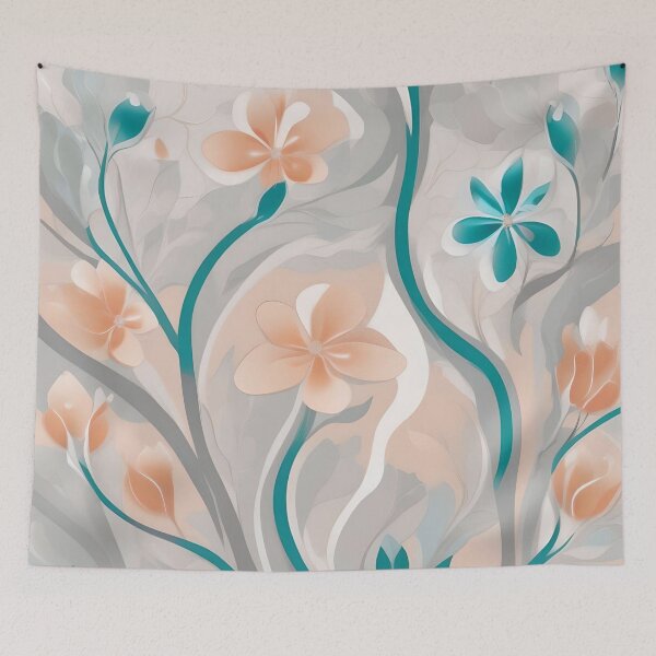 Item preview, Curves and Flowers Pastel Colors designed and sold by Ciervo Primavera.