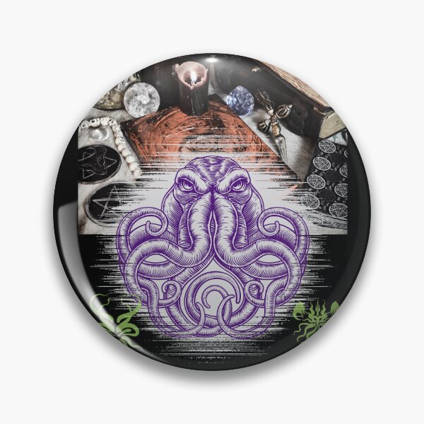 Artikelvorschau, Der Ruf von Cthulhu Lovecraft, farbenfrohes Design entworfen und verkauft von EarthArtDesigns.
