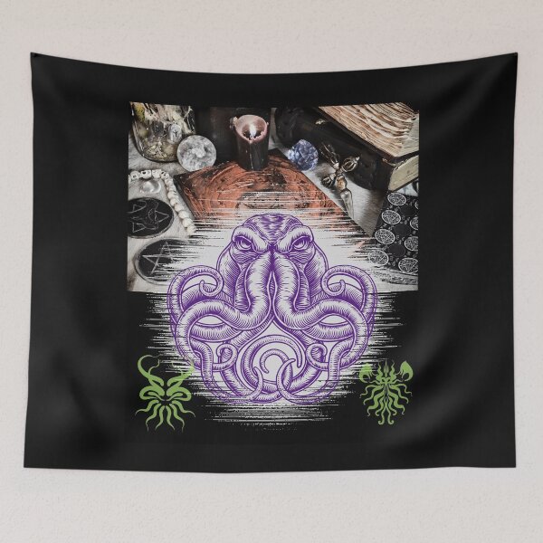 Item preview, The Call Of Cthulhu Lovecraft Colorful Design designed and sold by EarthArtDesigns.