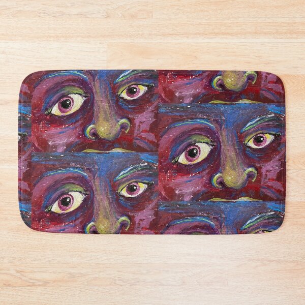 Item preview, A Most Interesting Face Print (blue & purple) designed and sold by Sparkleweather.