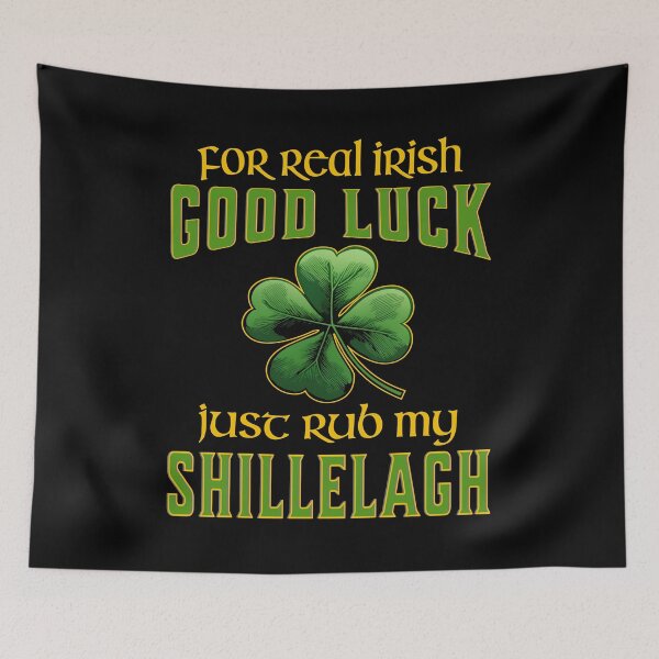 Item preview, Funny St Patricks Day Irish Good Luck Shillelagh Shamrock St. Paddy’s Adult Humor  designed and sold by Bad Kitty Designz.