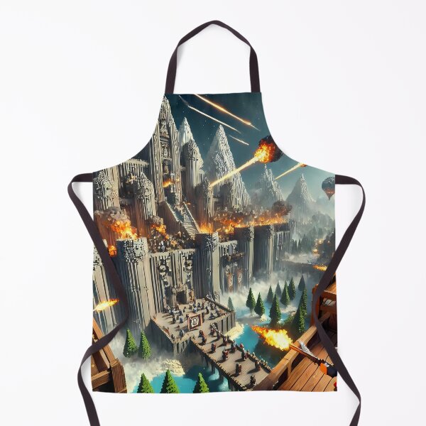 Item preview, minecraft medieval castle epic dragon battle designed and sold by Psychacharm.