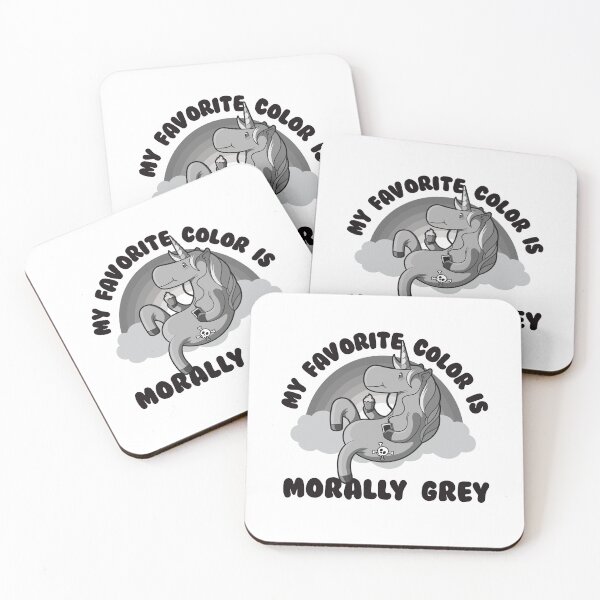 Item preview, Morally Grey unicorn (US spelling) designed and sold by messy-nessie.